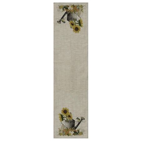 Heritage Lace Autumn Garden Runner; Natural - 16 x 54 in. AG-1654NA